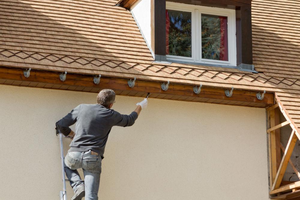 peinture sous toit